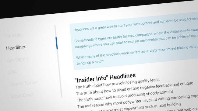 CopyASSIST – the simple path to effective content creation Row 1 image