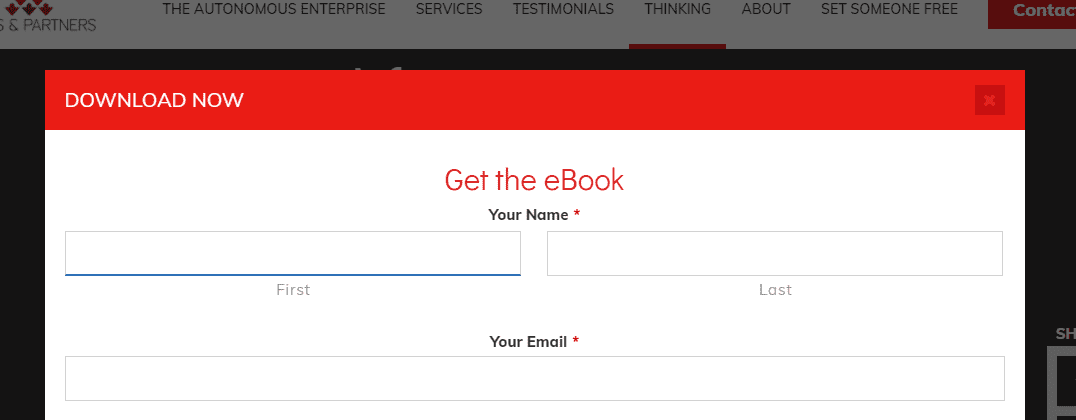 Hide your downloadable content behind a form
