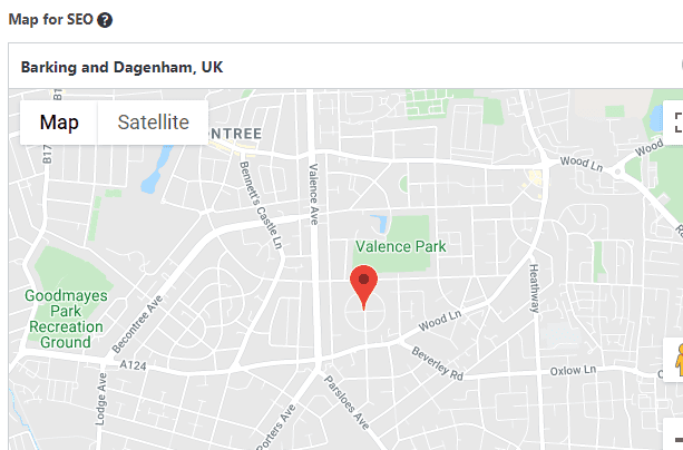 An interactive map