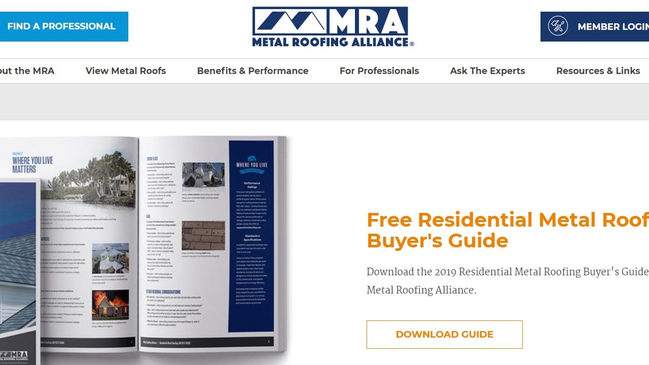 7. Metal Roofing Alliance