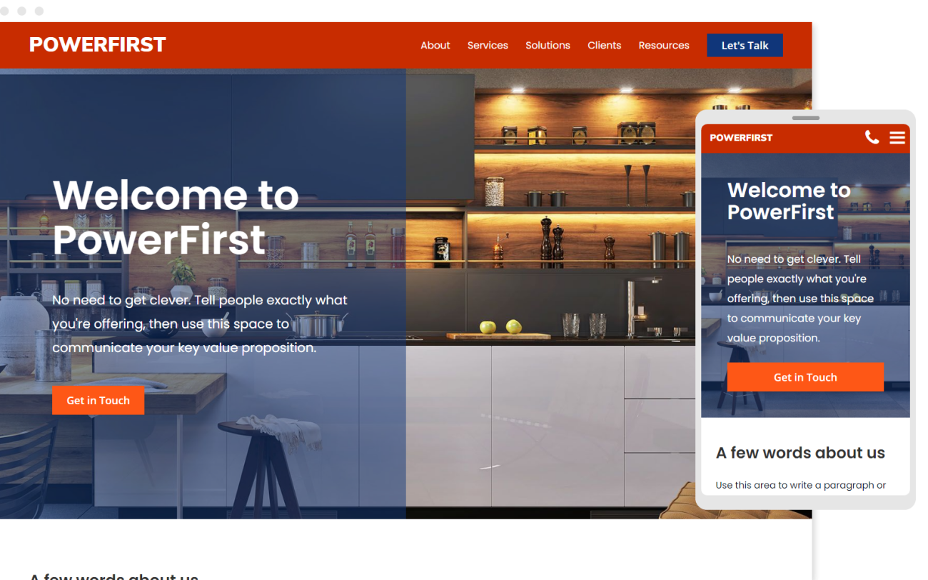 Work with our devoted theme for the electrical field