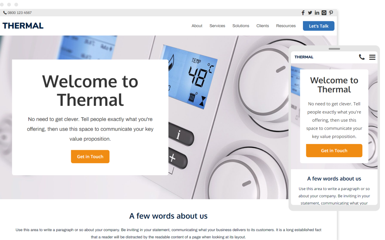 Get your hands on your hands on the best template going within the heating space