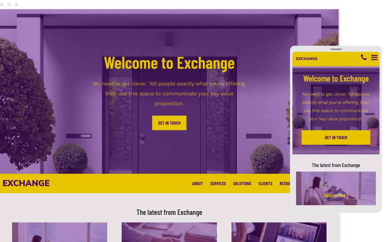 Use our dedicated templatefor the trades industry