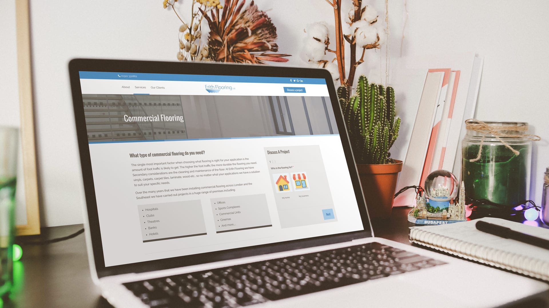 Create a landing page