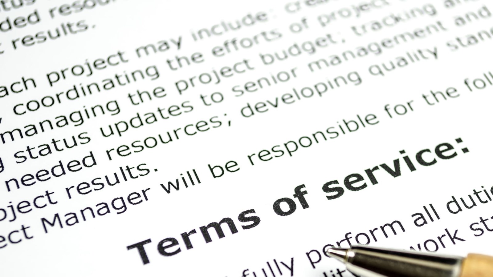 Where are your terms, conditions and policies?
