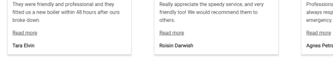 The testimonial (in long and short formats)