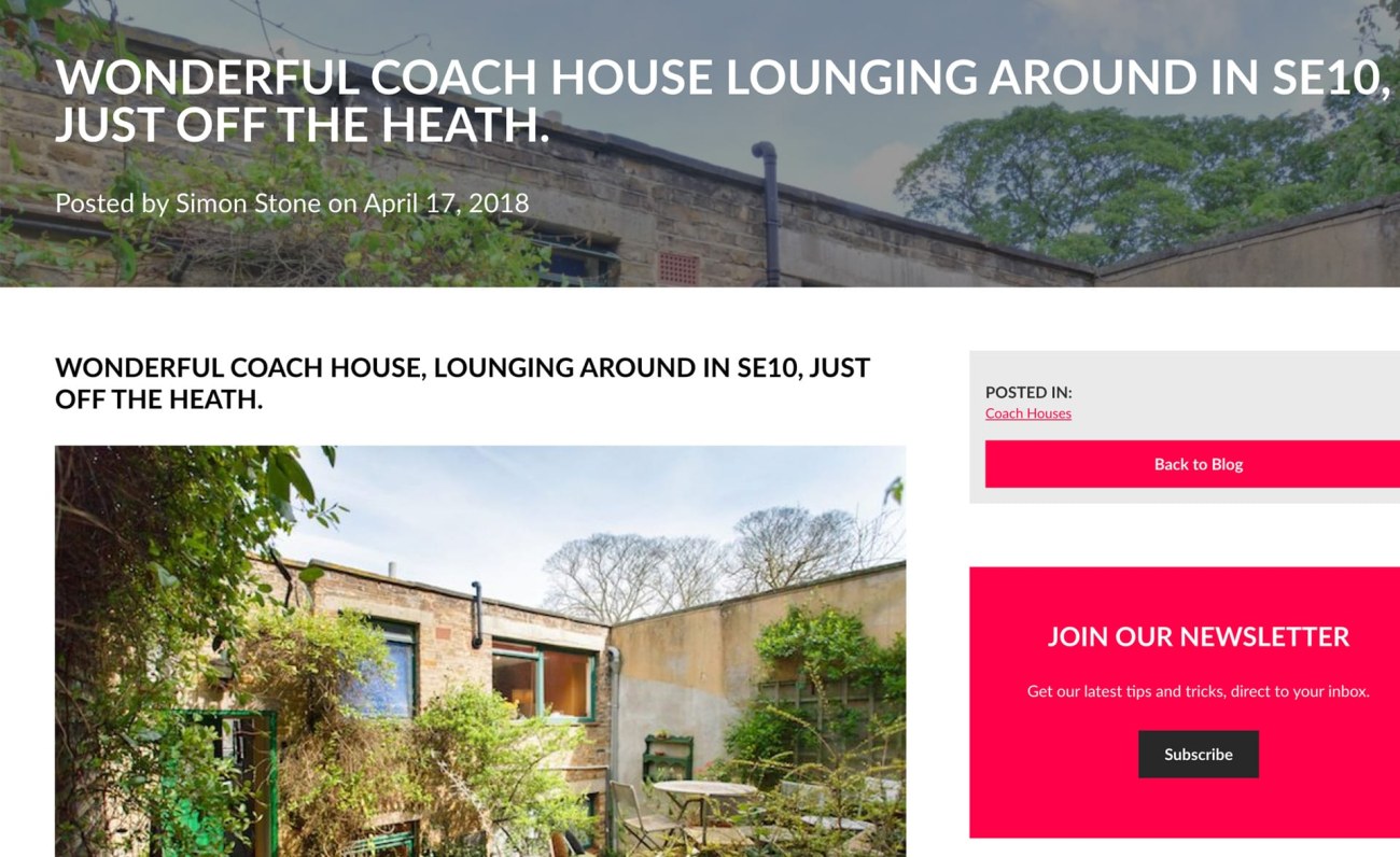 Produce regular, relevant (and rich) content on property related topics